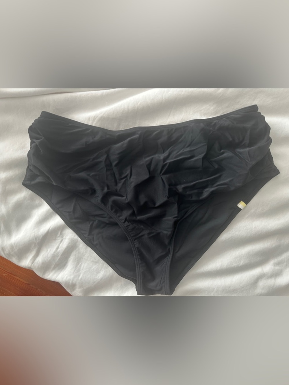 summersalt Ruched High Leg High Rise Bottom - Picture 2 of 3